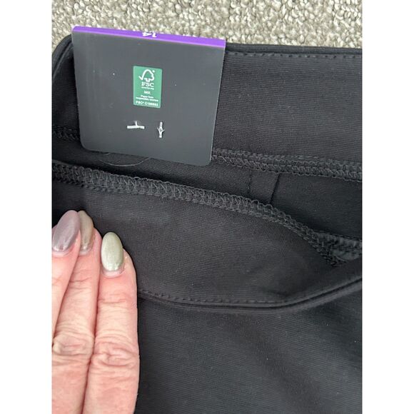 BANANA REPUBLIC Ladies Cropped Pants Black Size 10 TAGS Attached - Picture 4 of 13